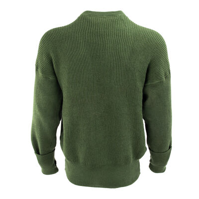 Swedish Army OD Wool Commando Sweater - Large | Issued, , large